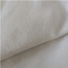 cotton plain fleece fabric off-white