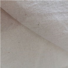 cotton grey plain fabric with fleece 16x16