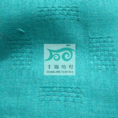 poly rayon linen jacquard fabric 10*10 43*45